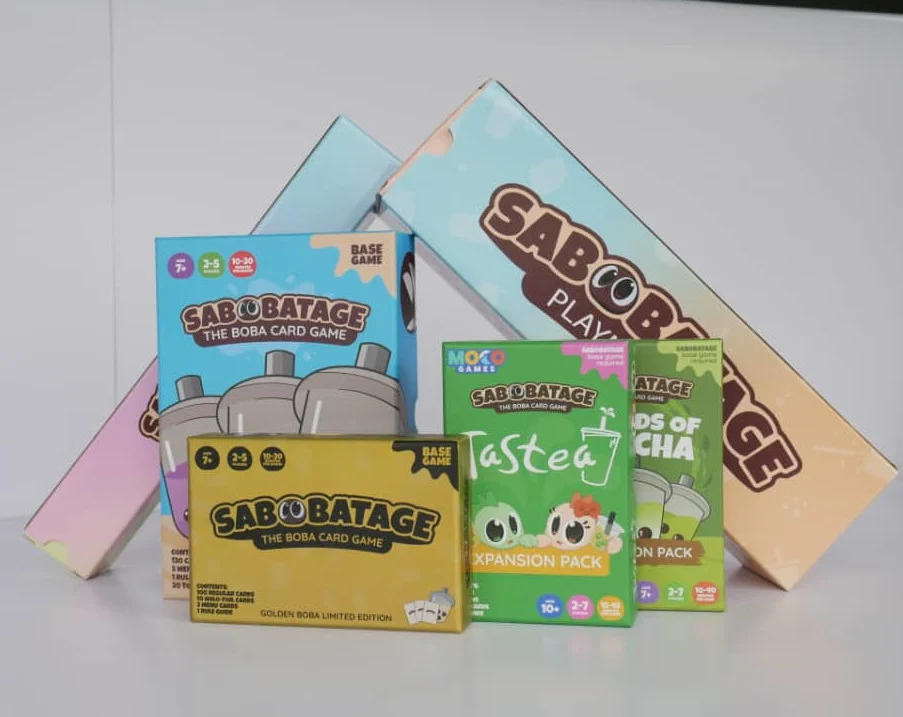 Sabobatage boba card game